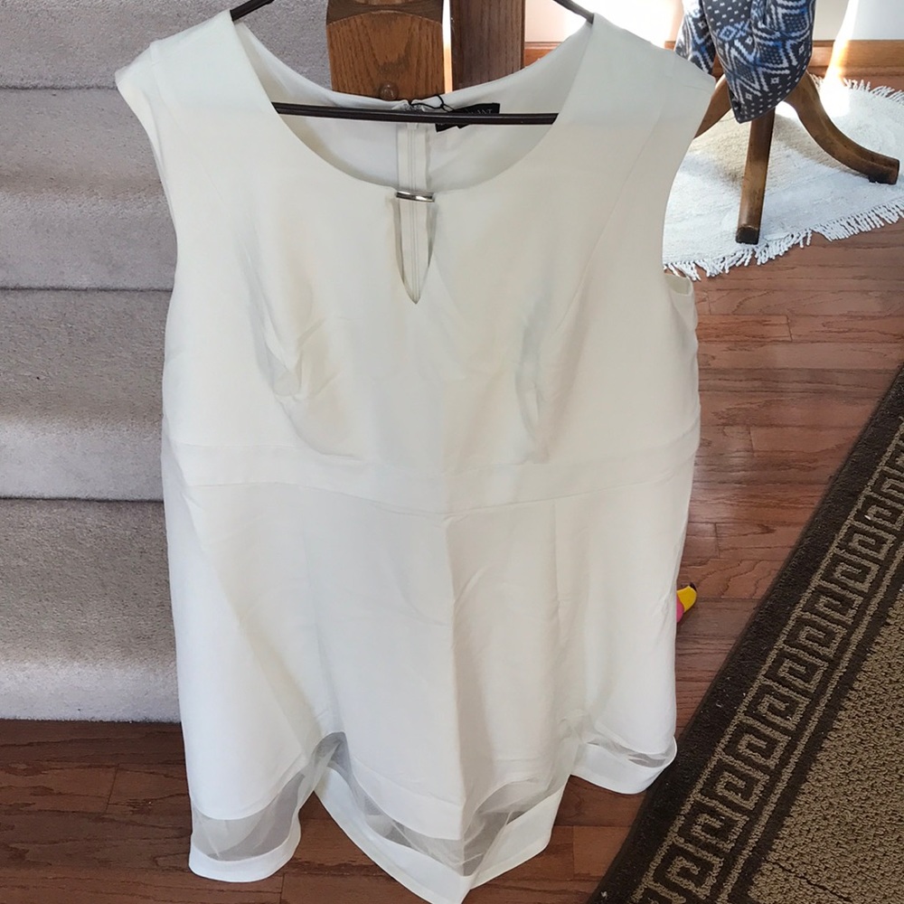 Lane Bryant White Dress
